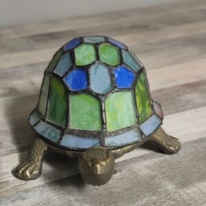 Stained Glass Turtle Figurine